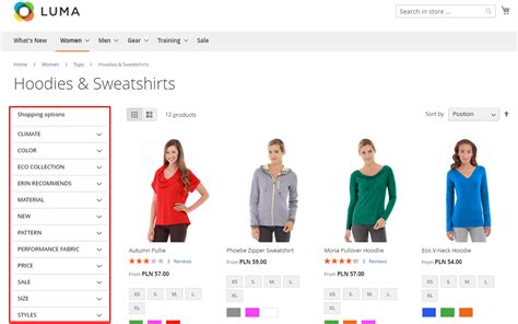 magento 2 top navigation menu|How to Configure and Customize Layered Navigation in Magento.